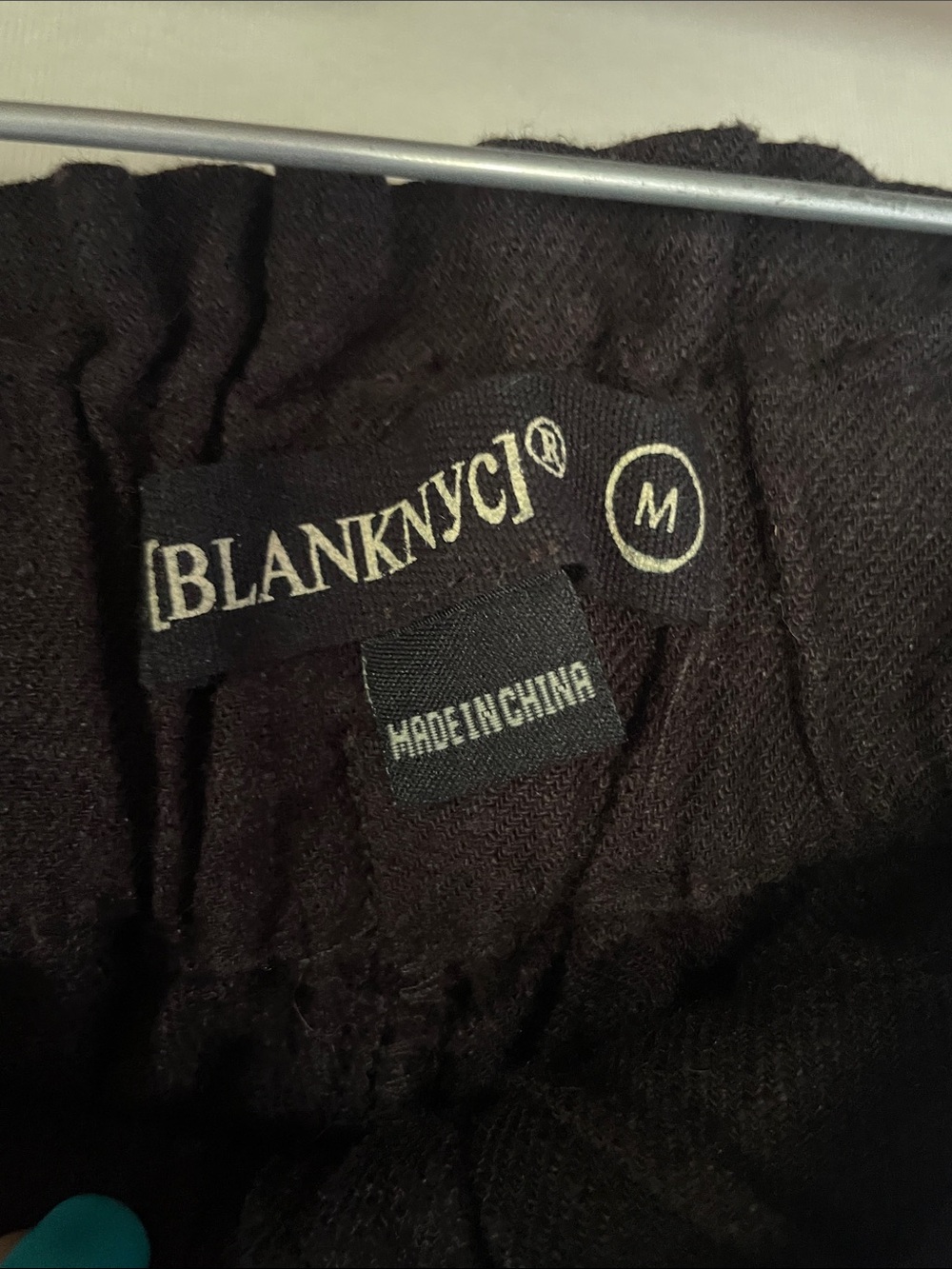 Blank NYC Black Linen Wide Leg Pants - Picture 3 of 3